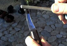 Hufmesser manuel geschärft