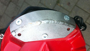 Zehenschutz Onyx am Hufschuh